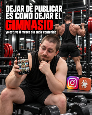 Dejar de publicar es como dejar el gimnasio