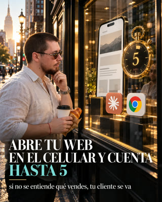 Abre tu web en el celular y cuenta hasta 5