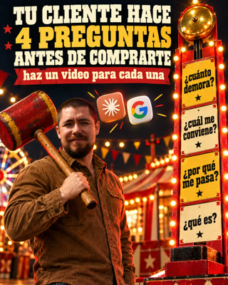 Tu cliente hace 4 preguntas antes de comprarte