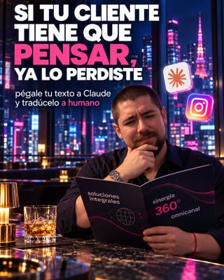 Si tu cliente tiene que pensar, ya lo perdiste