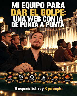 Mi equipo para dar el golpe: una web con IA
