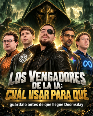 Los Vengadores de la IA: cuál usar para qué