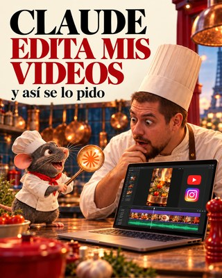 Claude edita mis videos (y así se lo pido)