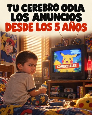Tu cerebro odia los anuncios desde los 5 años: las 5 señales de modo comercial
