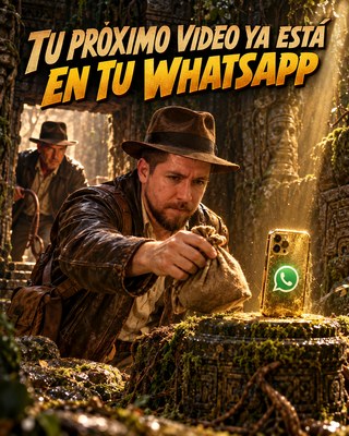 Tu próximo video ya está en tu WhatsApp